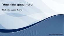 Download modern wave blue PowerPoint Template and other software plugins for Microsoft PowerPoint