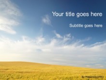 Download agriculture landscape PowerPoint Template and other software plugins for Microsoft PowerPoint