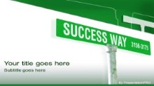 Download success way PowerPoint Template and other software plugins for Microsoft PowerPoint