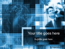 Download globaltalk blue PowerPoint Template and other software plugins for Microsoft PowerPoint