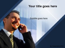 Download man on cell PowerPoint Template and other software plugins for Microsoft PowerPoint