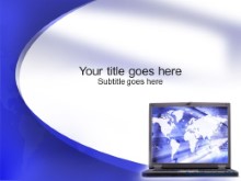 Download map on laptop PowerPoint Template and other software plugins for Microsoft PowerPoint