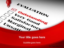 Download outstanding evaluation PowerPoint Template and other software plugins for Microsoft PowerPoint