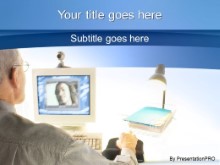 Download video conference 02 blue PowerPoint Template and other software plugins for Microsoft PowerPoint