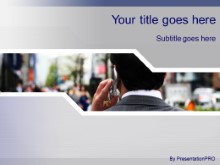 Download walking business call PowerPoint Template and other software plugins for Microsoft PowerPoint