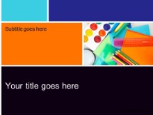 Download creative supplies PowerPoint Template and other software plugins for Microsoft PowerPoint
