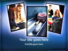 Download education blu PowerPoint Template and other software plugins for Microsoft PowerPoint