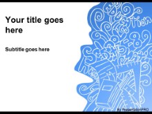 Download education doodle blue PowerPoint Template and other software plugins for Microsoft PowerPoint