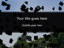 Download graduation toss PowerPoint Template and other software plugins for Microsoft PowerPoint