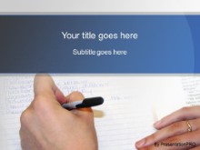 Download high school homework PowerPoint Template and other software plugins for Microsoft PowerPoint