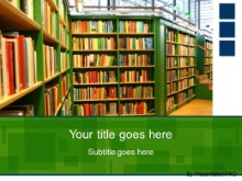 Download library knowledge PowerPoint Template and other software plugins for Microsoft PowerPoint