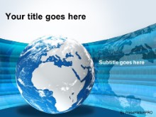 Download europe africa globe blue PowerPoint Template and other software plugins for Microsoft PowerPoint
