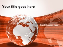 Download europe africa globe orange PowerPoint Template and other software plugins for Microsoft PowerPoint