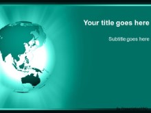 Download fareast rays aqua PowerPoint Template and other software plugins for Microsoft PowerPoint