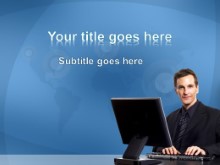 Download global communication PowerPoint Template and other software plugins for Microsoft PowerPoint