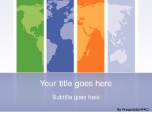 Download global regions blue PowerPoint Template and other software plugins for Microsoft PowerPoint