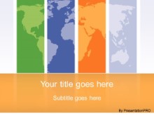 Download global regions orange PowerPoint Template and other software plugins for Microsoft PowerPoint