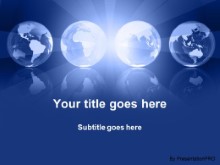 Download globe illumination blue PowerPoint Template and other software plugins for Microsoft PowerPoint