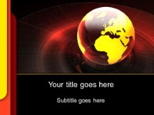 Download glossy world PowerPoint Template and other software plugins for Microsoft PowerPoint