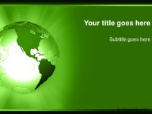 Download northamerica rays green PowerPoint Template and other software plugins for Microsoft PowerPoint