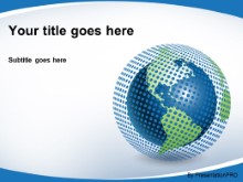 Download polka dot world blue PowerPoint Template and other software plugins for Microsoft PowerPoint
