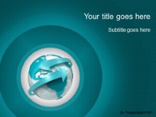 Download world around me teal PowerPoint Template and other software plugins for Microsoft PowerPoint