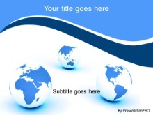 Download worlds alone blue PowerPoint Template and other software plugins for Microsoft PowerPoint