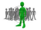 3D people-Be Different 3D stick figure for PowerPoint
