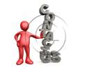 3D people-Contact Us 3D stick figure for PowerPoint