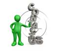 3D people-Contact Us 3D stick figure for PowerPoint