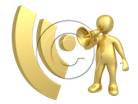 3D people-Blog Communication 3D stick figure for PowerPoint