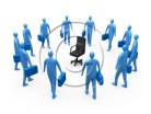 3D people-All For One Position 3D stick figure for PowerPoint