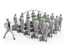 3D people-Business Do Training 1 3D stick figure for PowerPoint
