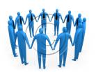 3D people-Business Community 2 3D stick figure for PowerPoint