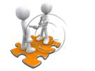 3D people-Binding Agreement 3D stick figure for PowerPoint