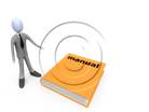 3D people-Big Manual 3D stick figure for PowerPoint