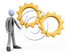 3D people-Business Training 3D stick figure for PowerPoint