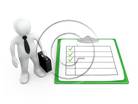 3D people-Checklist 3D stick figure for PowerPoint