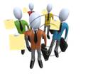 3D people-Business Notes 3D stick figure for PowerPoint