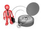 3D people-Compass Direction 3D stick figure for PowerPoint