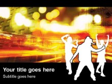 Download club dancing 01 PowerPoint Template and other software plugins for Microsoft PowerPoint