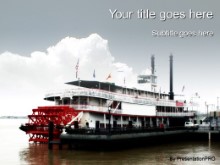 Download gambling boat PowerPoint Template and other software plugins for Microsoft PowerPoint