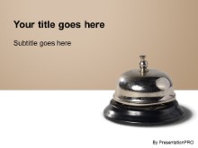 Download hotel bell 02 PowerPoint Template and other software plugins for Microsoft PowerPoint