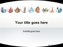 Download world travel destinations PowerPoint Template and other software plugins for Microsoft PowerPoint