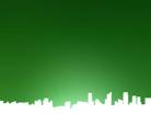 Download downtown view green PowerPoint Template and other software plugins for Microsoft PowerPoint