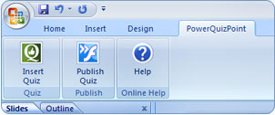 PowerQuiz Point toolbar 2007