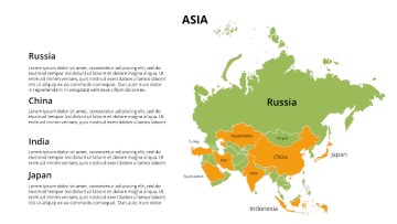 PowerPoint Asia Map