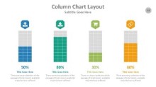 PowerPoint Infographic - Column Chart Layout