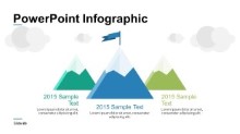 PowerPoint Infographic - Mountain Peaks