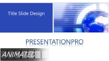 Animated Global 0036 B Widescreen PPT PowerPoint Animated Template Background